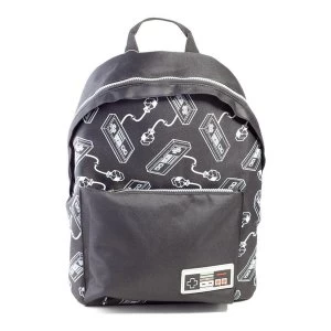 Image of Nintendo - Nes Controller All-Over Print Unisex Backpack Backpack - Black