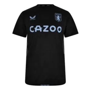 Image of Castore Aston Villa FC Training T-Shirt Mens - Black