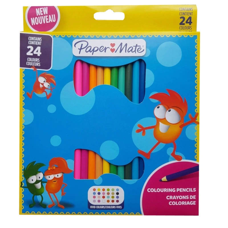 Image of Papermate Buntstifte Kids Colouring Bunt 24er M Blister
