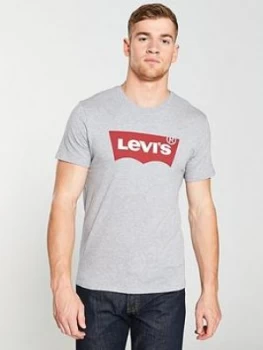 Image of Levis Batwing Graphic T-Shirt - Grey Heather Size M Men
