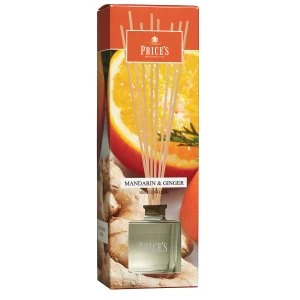 Image of Price's Candles Mandariin and Ginger Reed Diffuser - 100ml