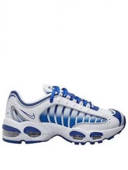 Image of Nike Air Max Tailwind Iv Junior Trainer - White/Blue