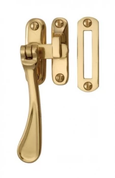 Image of Heritage V1003 Brass Window Fastener Handle 126mm