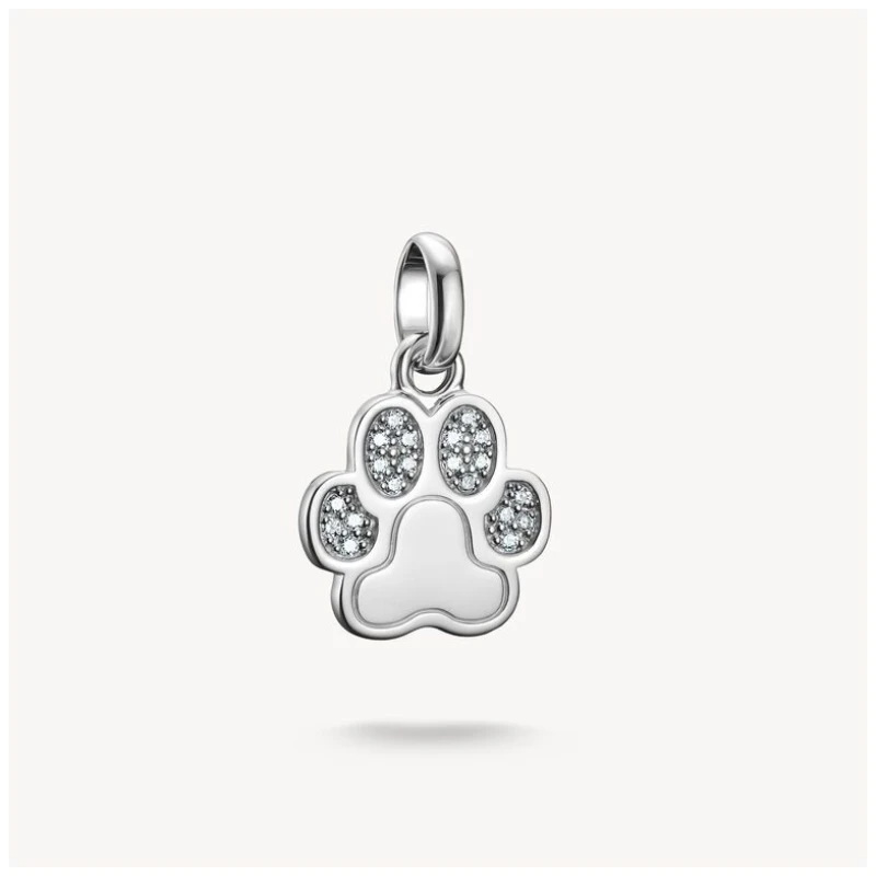 Image of Thomas Sabo CC1259-051-14 Charm pendant paw with stones Jewellery