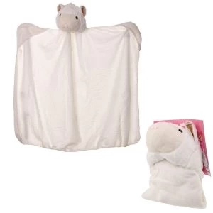 Image of Plush White Llamapalooza Wearable Blanket