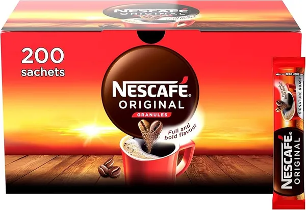 Image of Nescafe Original Coffee 200 Sachets
