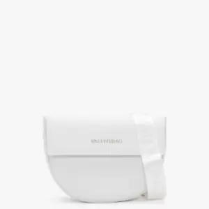 Image of Valentino Bags Womens Bigs Mock Snake Crossbody Bag In Off White