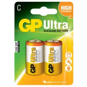 Image of GP GPPCA14AU004 Ultra Batteries C Pack of 2