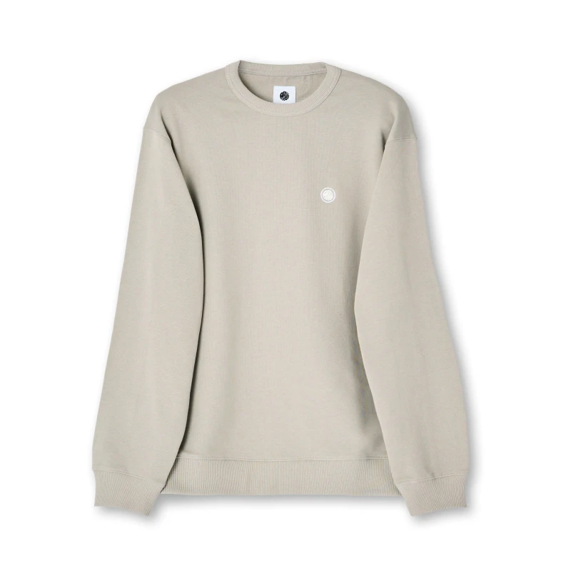 Image of Pretty Green Mens Standards Crew Sweatshirt Light Grey male Small