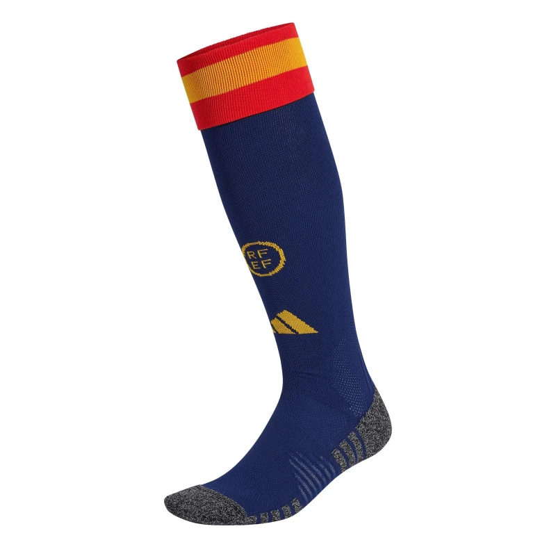 Image of adidas Spain Home Socks 2026 Mens Blue/Red male M 6.5-8