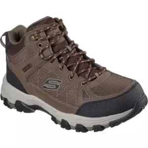 Image of Skechers Mens Selmen Melano Leather Lace Up Walking Boots UK Size 10 (EU 45)
