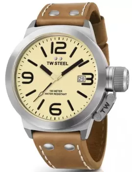 Image of TW Steel Watch Canteen 45mm - Cream