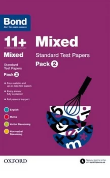 Image of Bond 11+. Pack 2 Mixed - Standard Test Papers by Frances down Book