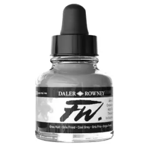 Image of Daler-Rowney FW Artists Acrylic Ink 29.5ml Cool Grey
