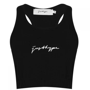 Image of Hype Black Signature Womens Bralet - Black