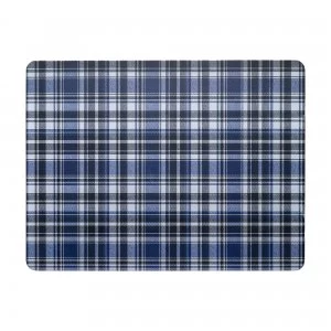 Image of Elements Checks BlueBlack 6Pc Placemats