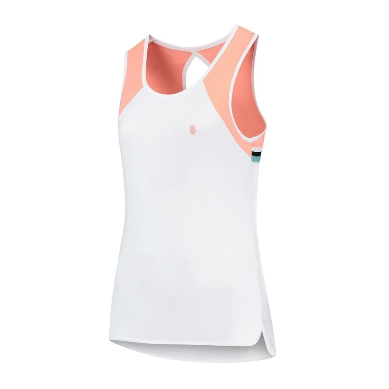 Image of K Swiss Hypercourt Advantage Tank Top Womens - White White 8