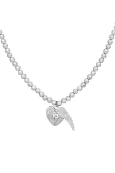 Image of Silver 'Angelic' Charm Ball Necklace