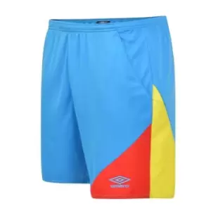 Image of Umbro SSG Knit Colour Block Shorts Mens - Blue