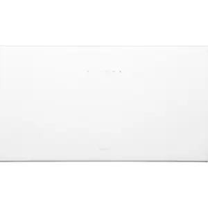 Image of Elica PLAT-WH-80 80cm Chimney Cooker Hood - White Glass - For Ducted/Recirculating Ventilation