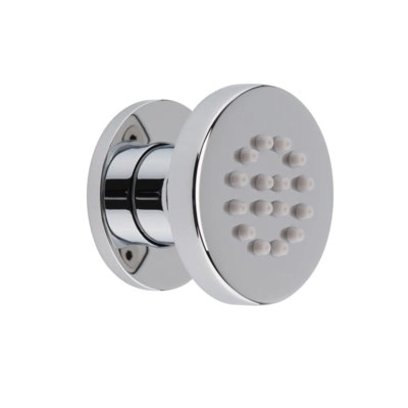 Image of Balterley Shower Accessories Modern Round Body Jet Chrome Silver