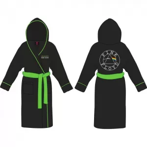 Image of Pink Floyd - Circle Logo Unisex Bathrobe - Black