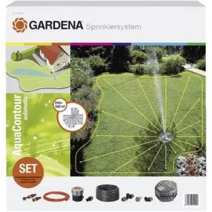 Image of GARDENA 2708-20 AquaContour automatic retractable sprinkler set