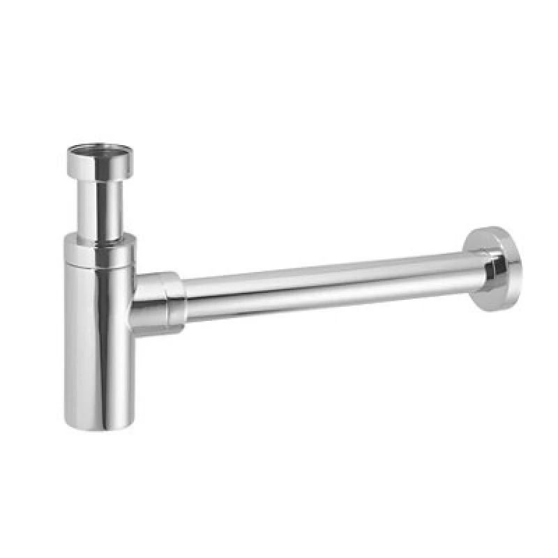 Image of McAlpine CA32MINI-CB Chrome Plated Brass Basin Kit with Mini Bottle Trap Silver