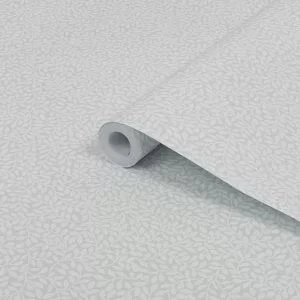 Image of Laura Ashley Little Vines Duck Egg Leaf Smooth Wallpaper