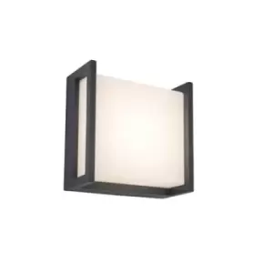 Image of LUTEC QUBO Outdoor wall lighting LED 8 W Grey E