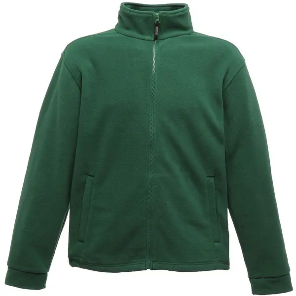 Image of Regatta Mens Classic Full Zip Mediumweight Workwear Fleece Jacket S - Chest 37-38' (94-96.5cm) Bottle Green TRF570-24X-S