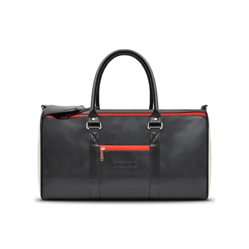 Image of Lambretta Mens Retro Barrel Gym Bag Black male One Size