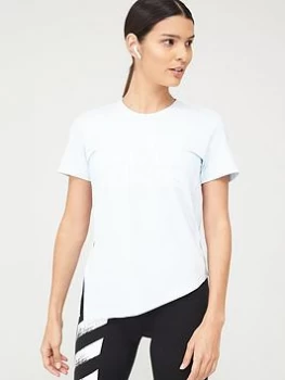 Image of Adidas Ikat Badge Of Sport T-Shirt - Blue