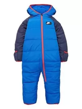 Image of Nike Infant Boys Snowsuit - Blue Size 24 Months