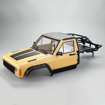Image of Fastrax 1/10 Rockee Pick-Up & Rear Cage Hardbody 313-324Mm - Yellow