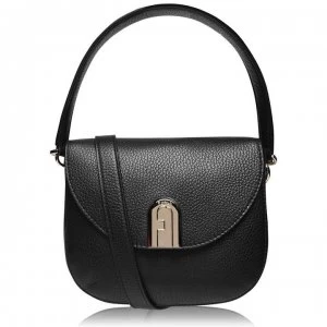 Image of Furla Sleek XS Saddle Bag - Nero O60