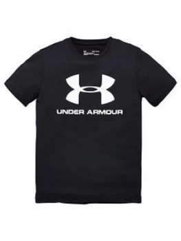 Image of Urban Armor Gear Sportstyle Logo T-Shirt - Black/White