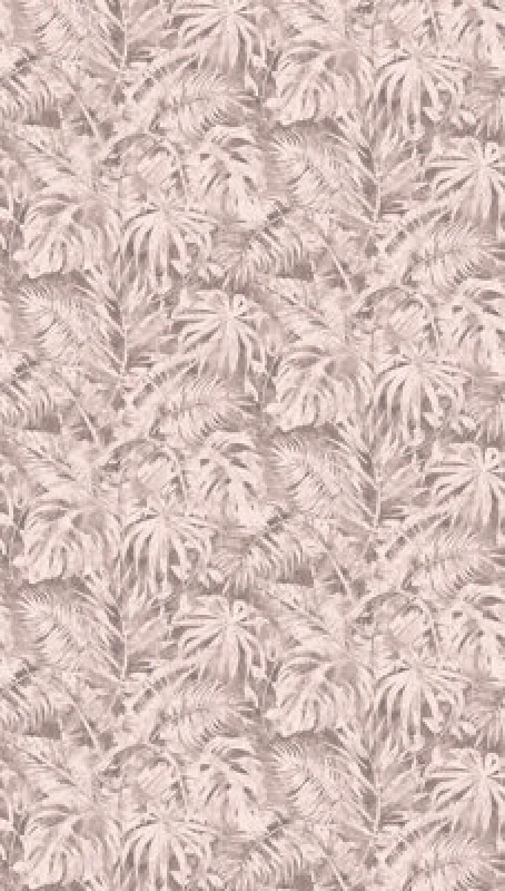 Image of As Creation Bricoflor Non-Woven Wallpaper, Leaf & Palm Wallpaper, Jungle & Tropical, Vintage In Beige, Pink - 8,80 X 0,53 M