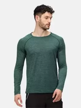Image of Regatta Burlow Sweatshirt, Pacific Green, Size L, Men
