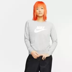 Image of Essential Logo Cotton Mix Sweatshirt with Crew-Neck