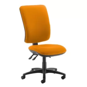 Image of Dams MTO Senza Extra High Back Operator Chair with No Arms - Costa Blue