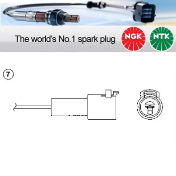 Image of NGK OZA401-E52 / 0164 Lambda Sensor Zirconia Type Oxygen O2 Exhaust Probe