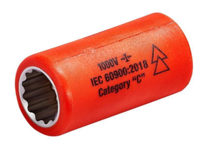 Image of ITL Insulated Premium 13mm Insulated 3/8 Inch Drive Socket For Electrical Safety