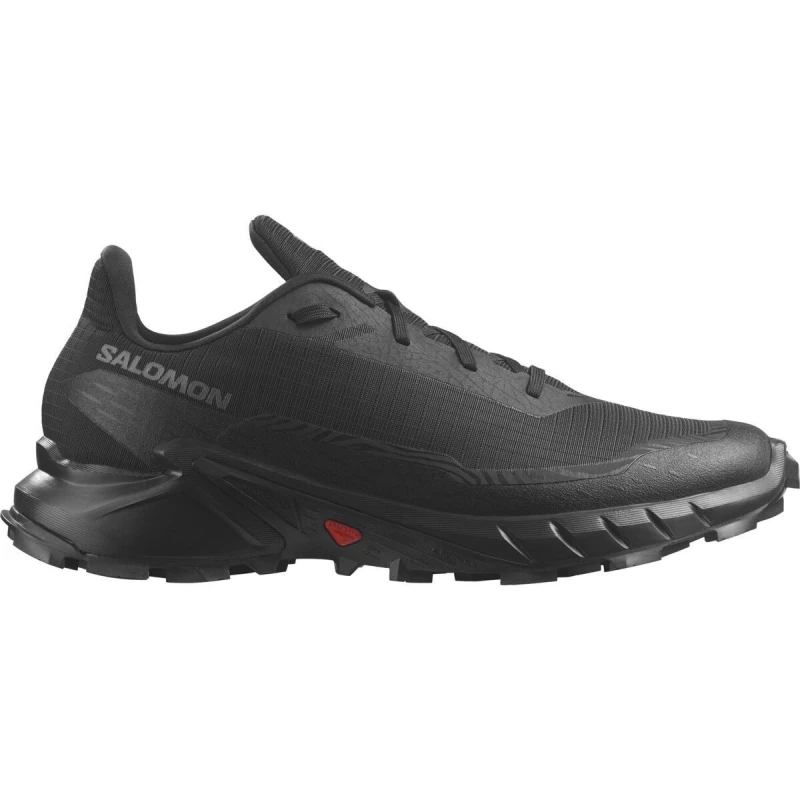 Image of Salomon Alphacross 5 Mens Trail Running Shoes - Black 8.5