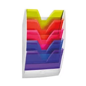 Image of CEP Wall File 5 Compartment Rainbow Multicolour 154HM