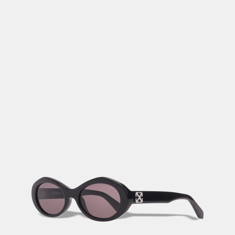 Image of Off White Edison Sun Square Sunglasses Black - Dark unisex One Size