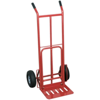 Image of Sealey - CST990 Sack Truck with Pneumatic Tyres & Foldable Toe 250kg Capacity
