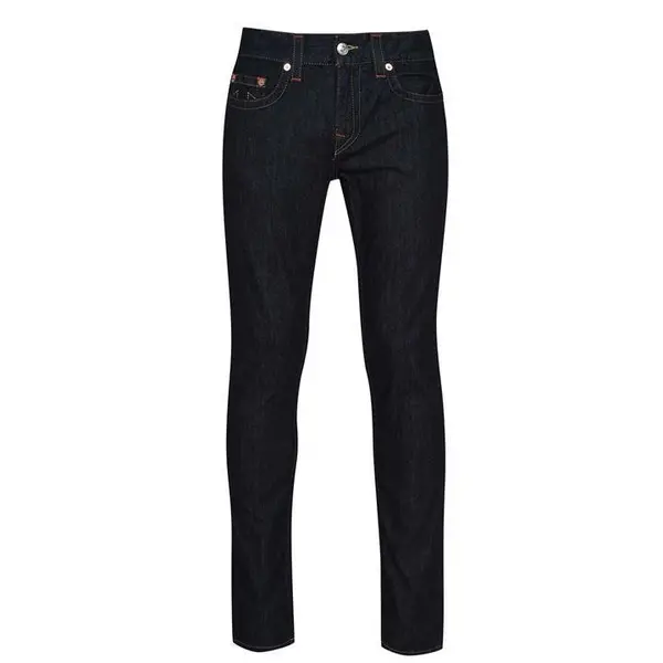 Image of True Religion Ricky Straight Jeans Straight Jeans 30W R Blue 64102119305