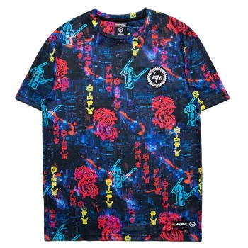 Image of Hype x LEGO Ninjango City T-Shirt - Black/Red