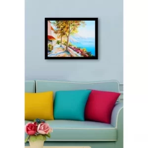 Image of SC0678 Multicolor Decorative Framed MDF Painting